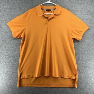 Zero Restriction Tour Series Polo Golf Shirt Men Size XL Orange Short Sleeve